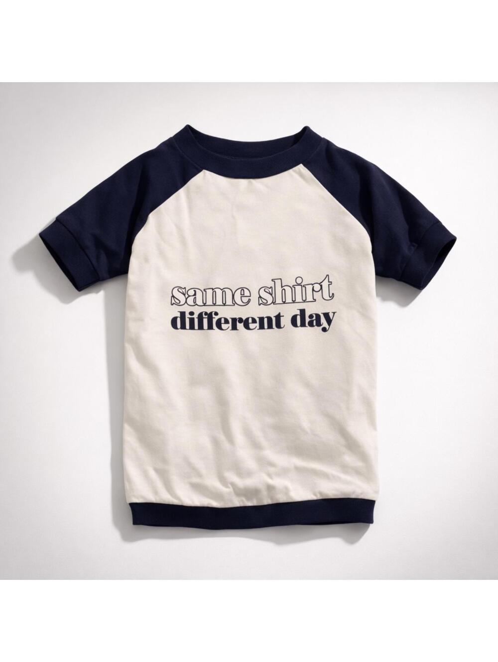 Companion Road Large Pet Shirt - Same Shirt Different Day Design